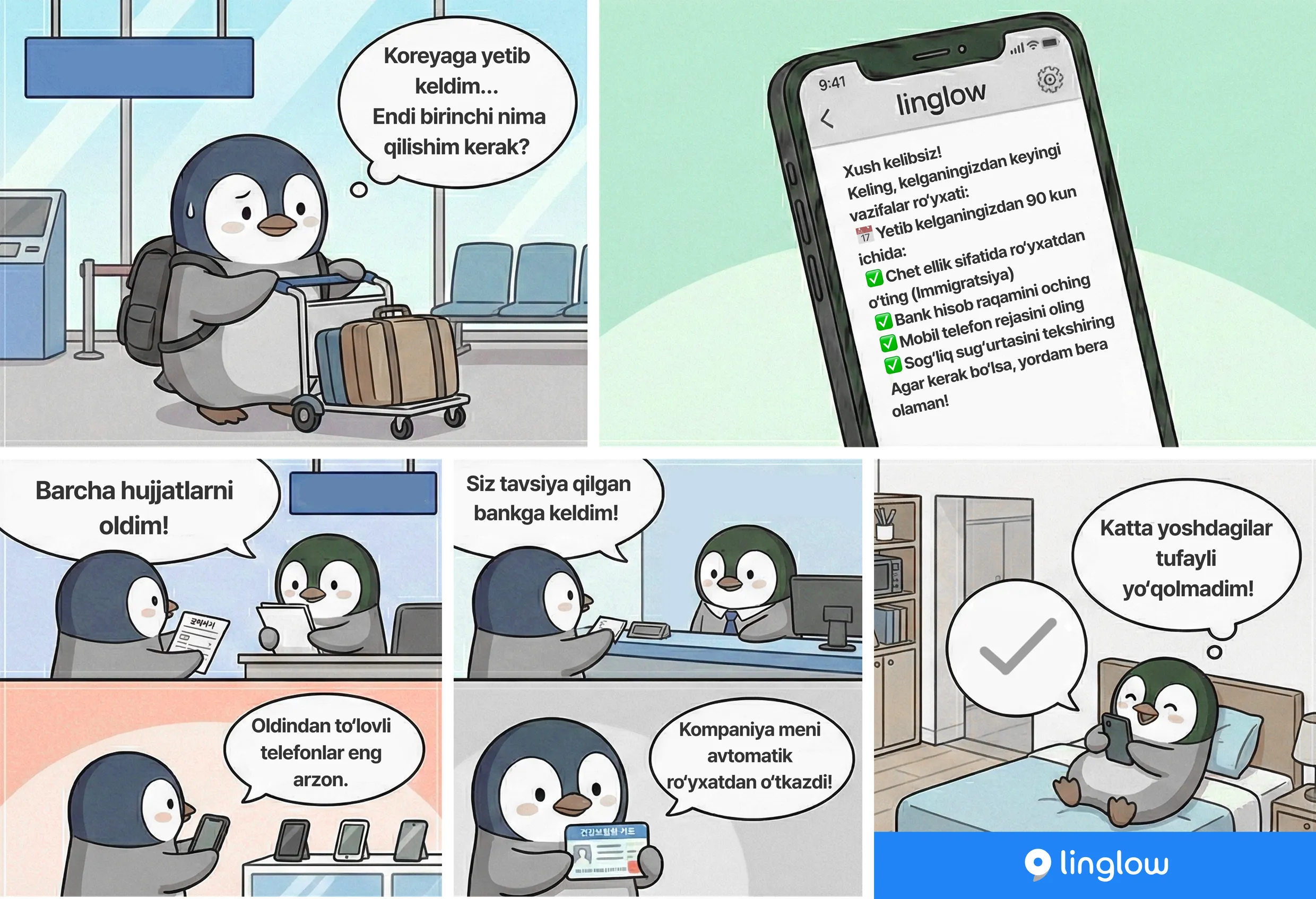 What Should I Do First After Arriving in Korea? story illustration